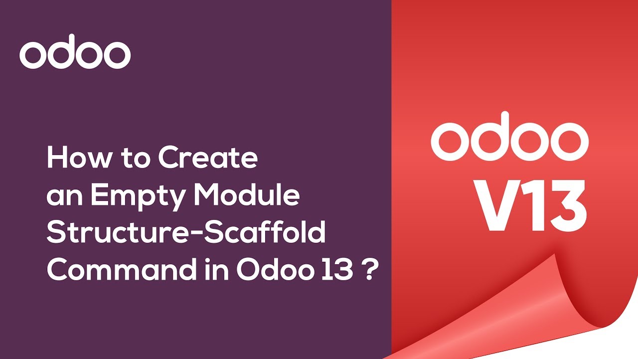 How to Create an Empty Module Structure Scaffold Command in Odoo 13?