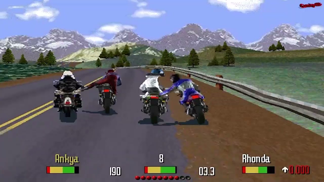 Road Rash Level 5 Hardcore Fighting and Funny Moments 😍🔥Best memories of 90s kids 😍