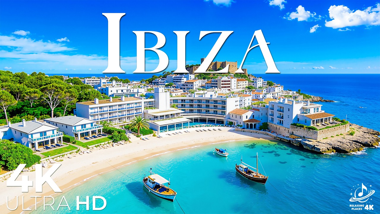 Ибица 🇪🇸 в формате 4K Ultra HD – средиземноморский островной рай, пляжи и красота побережья.