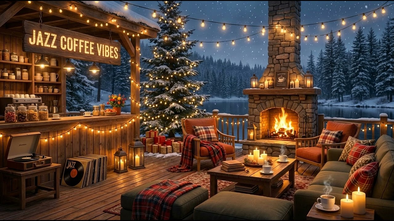 Smooth Winter Cafe Jazz ☕ Piano Music for Focus and Relax