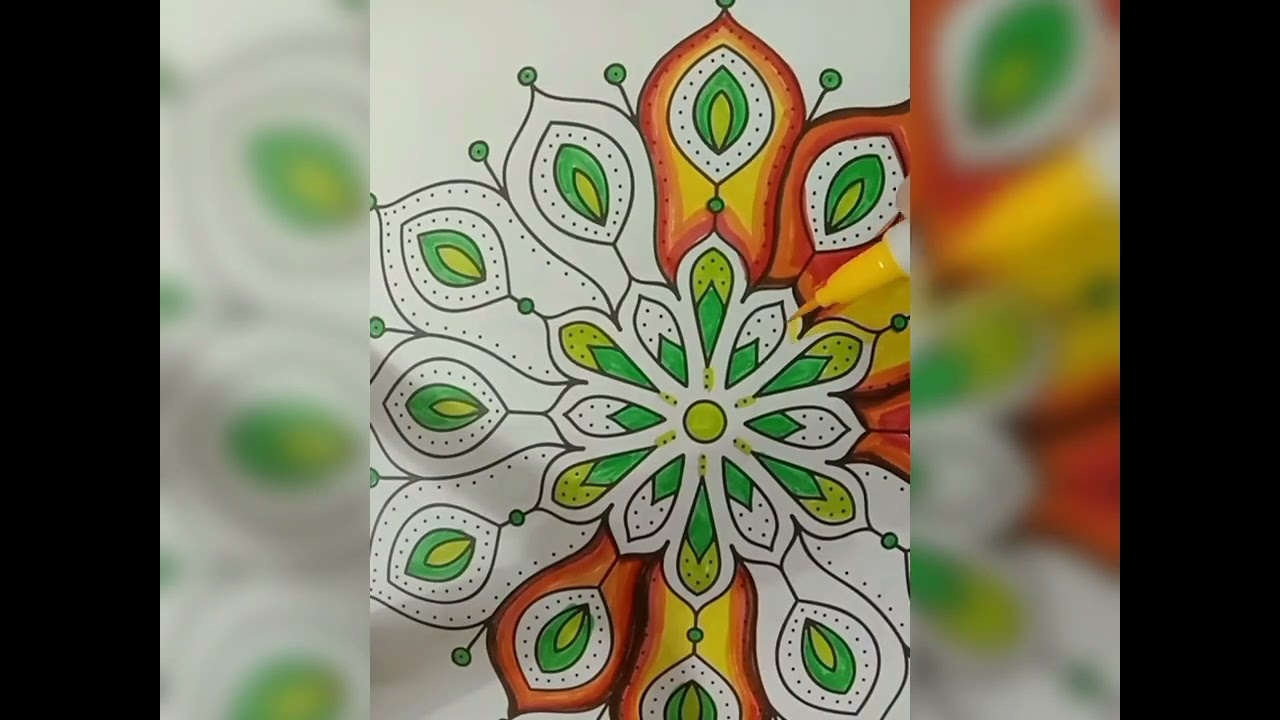 Mandala art colouring no 59