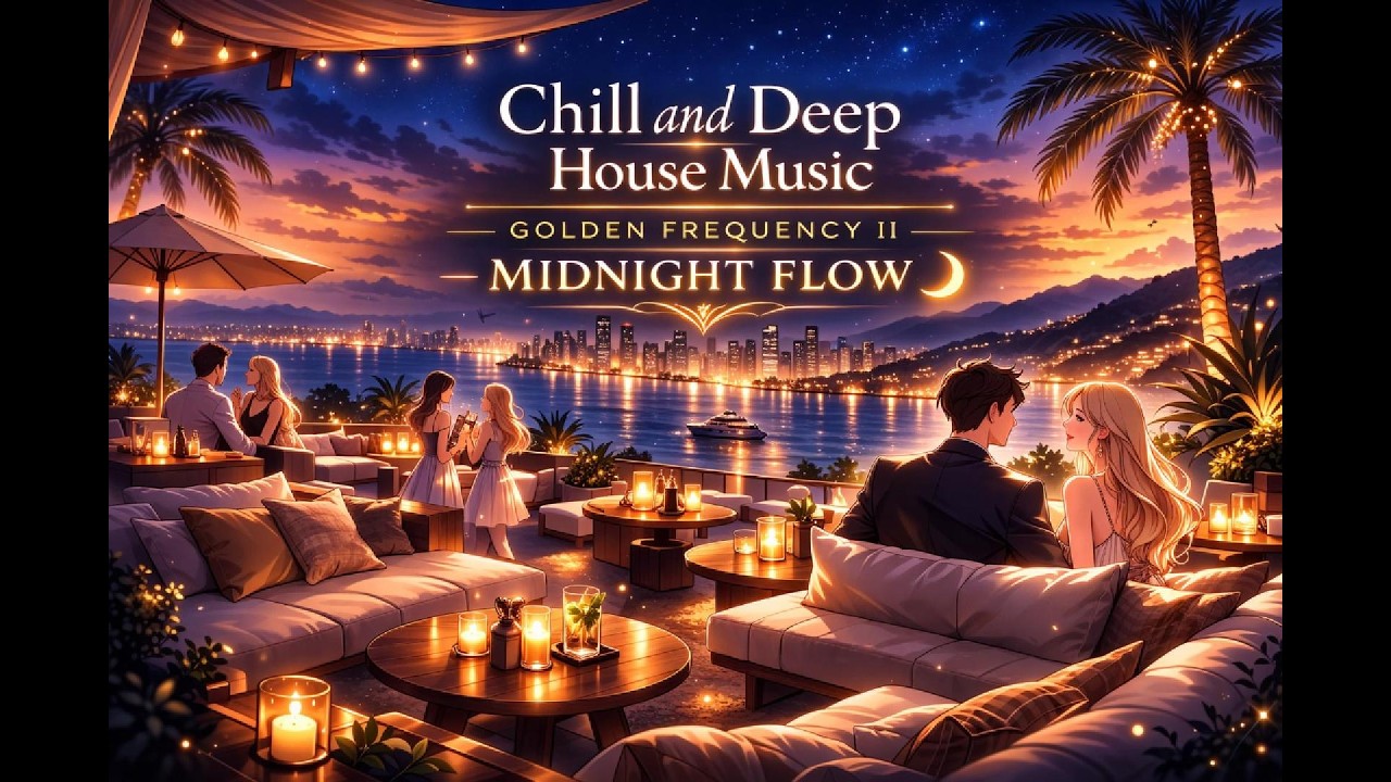 Golden Frequency II – Midnight Flow 🌙 | Chill & Deep House Music Mix
