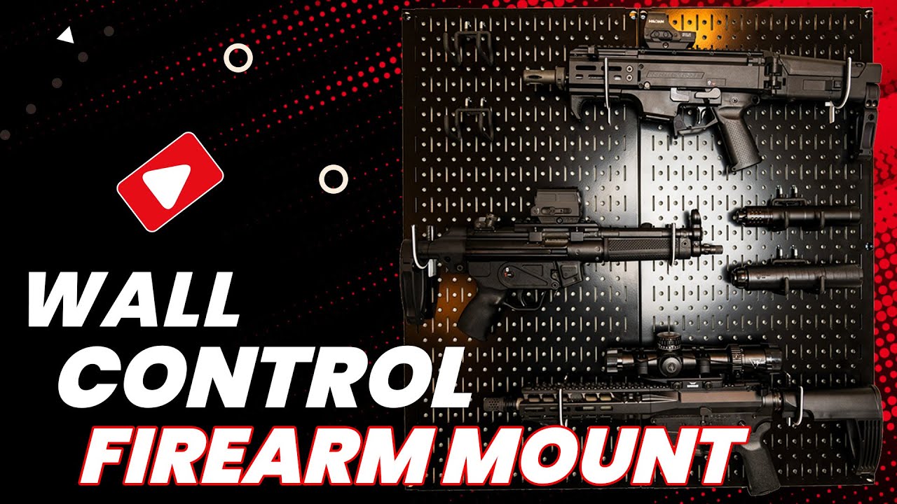 Wall Control Metal Pegboard Firearm Wall Mount Panels