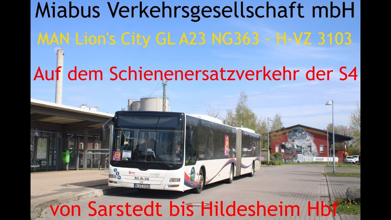 [Sound] miabus-Wagen 3103 [MAN Lion's City GL A23 NG363] [2009] ZF Ecomat