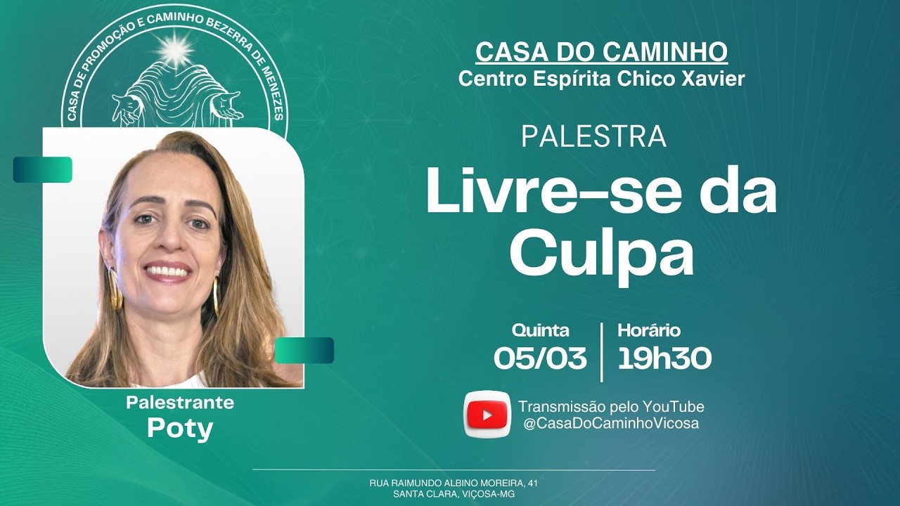 Livre-se da Culpa | Poty - Casa do Caminho