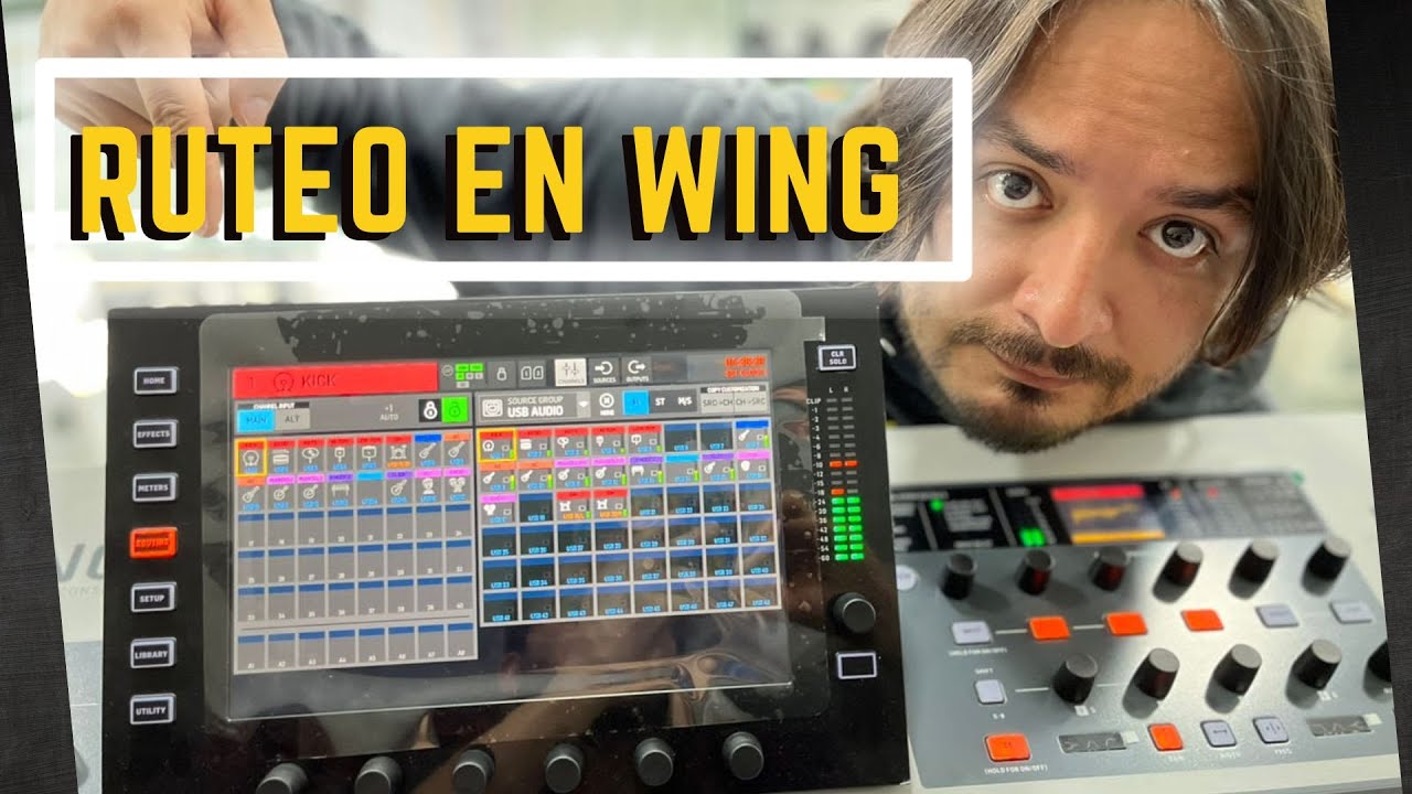 LO FACIL DEL RUTEO EN WING CONSOLA BEHRINGER - PASATE AL RUTEO ALTERNATIVO DE FORMA SENCILLA