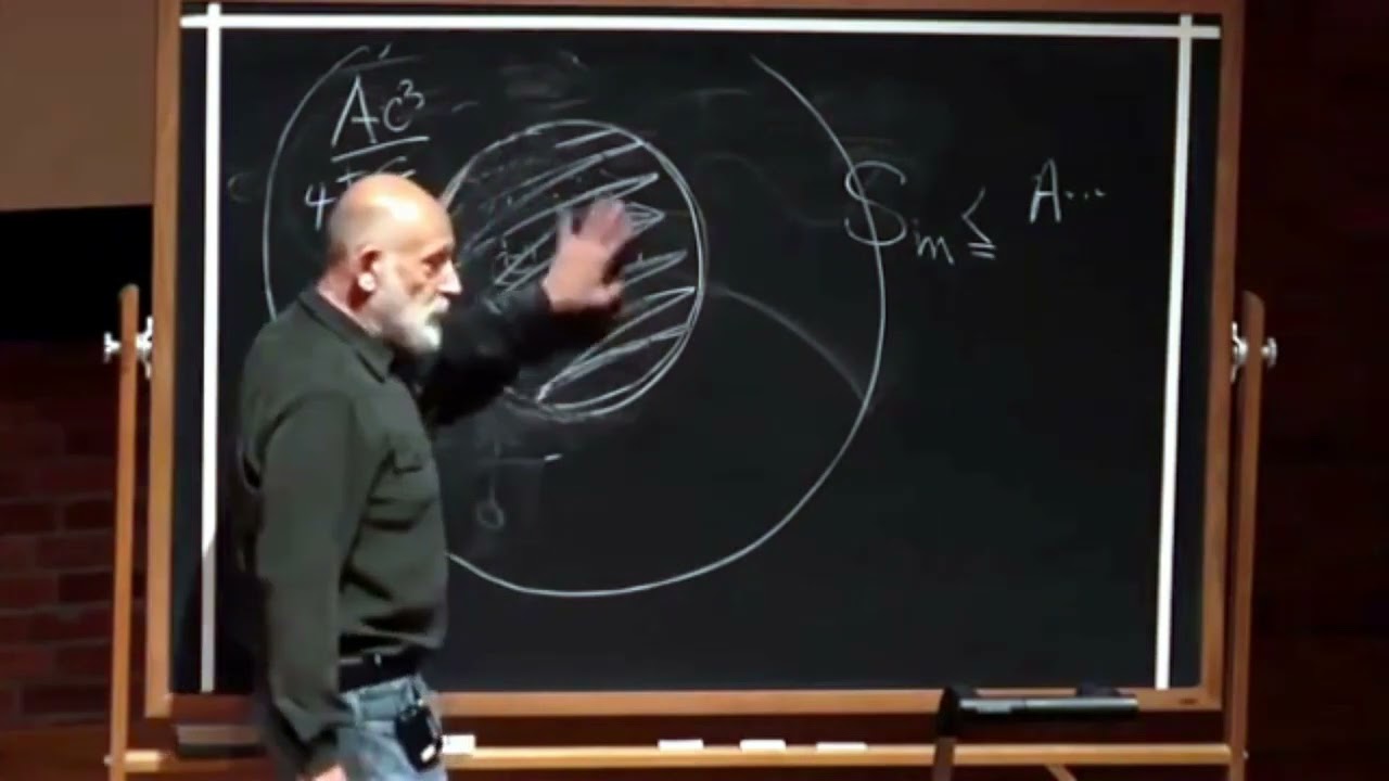 Leonard Susskind explain the Holographic Principle