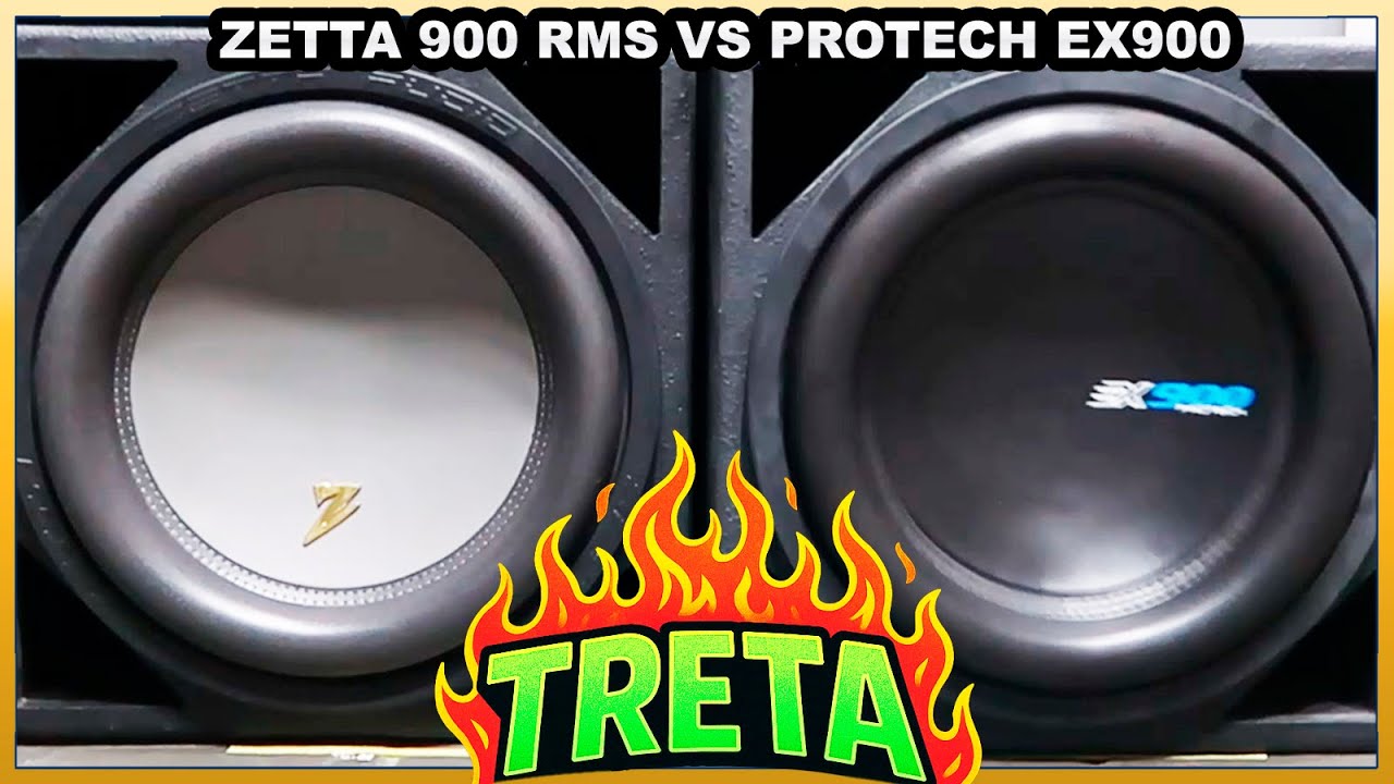 Subwoofer Zetta 900 RMS vs Protech EX900 12 Pol TRETA!