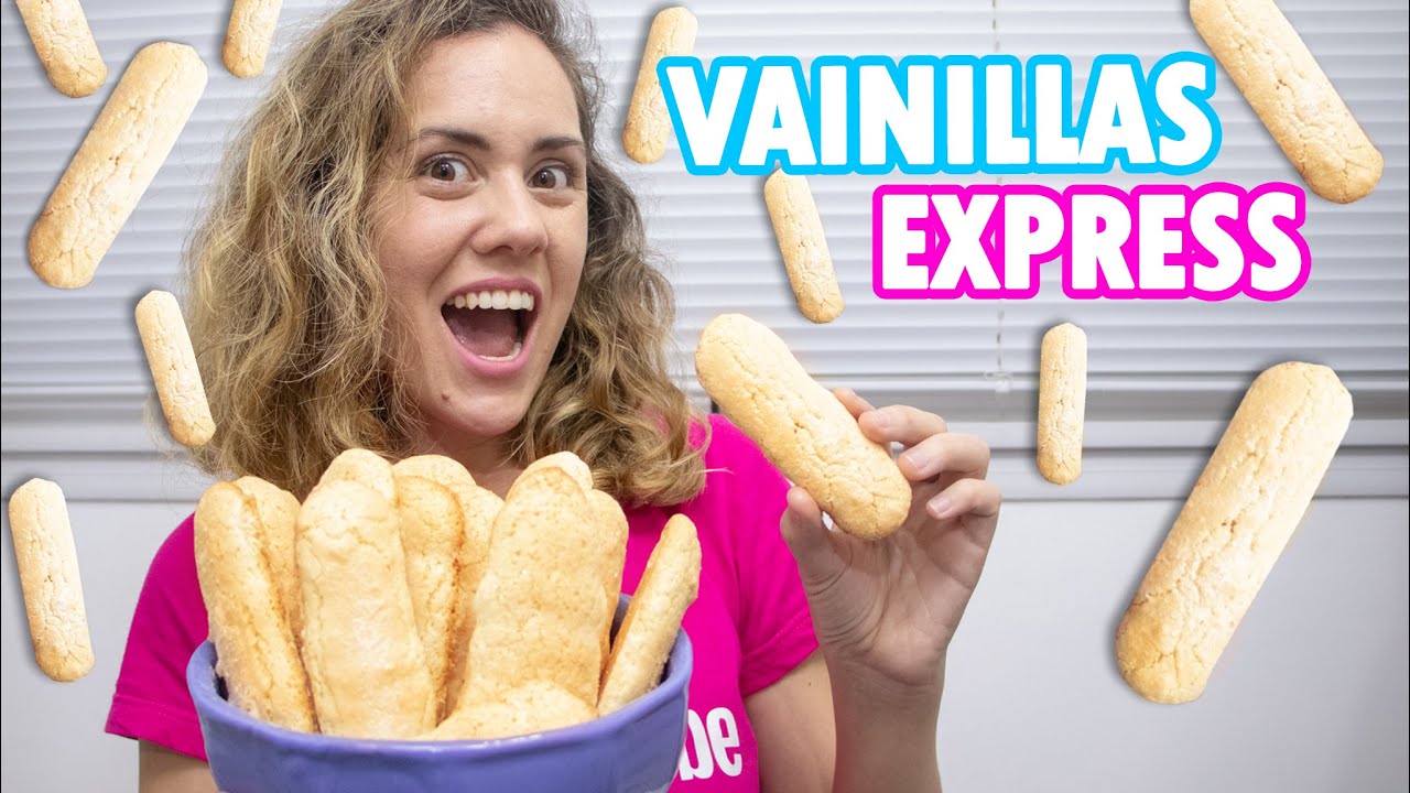VAINILLAS CASERAS / Receta super rápida (SÓLO 3 INGREDIENTES)