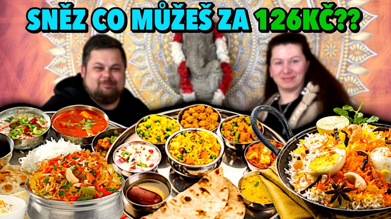 SNĚZ CO SE DO TEBE VEJDE jen za126 Kč?? Návštěva skvělé indické restaurace!