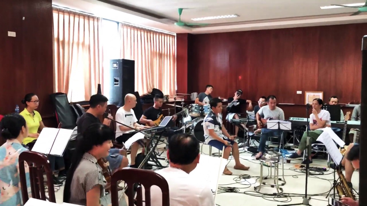 LIVE | Trọng Tấn tập Ca Dao em v&agrave; t&ocirc;i c&ugrave;ng d&agrave;n nhạc