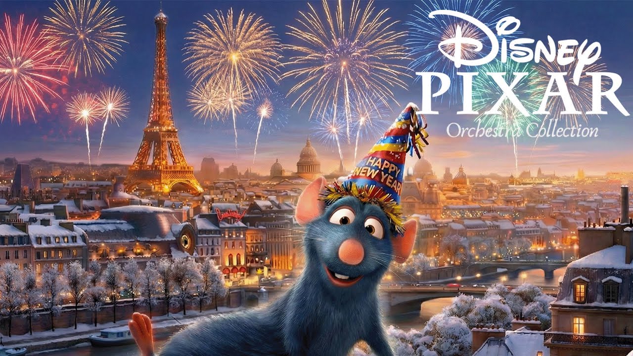 Оркестровая новогодняя музыка Disney с Реми ✨ Спокойные звуки для сосредоточения и умиротворения