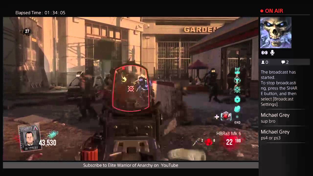 Round 33 only wall weapons (single player)
