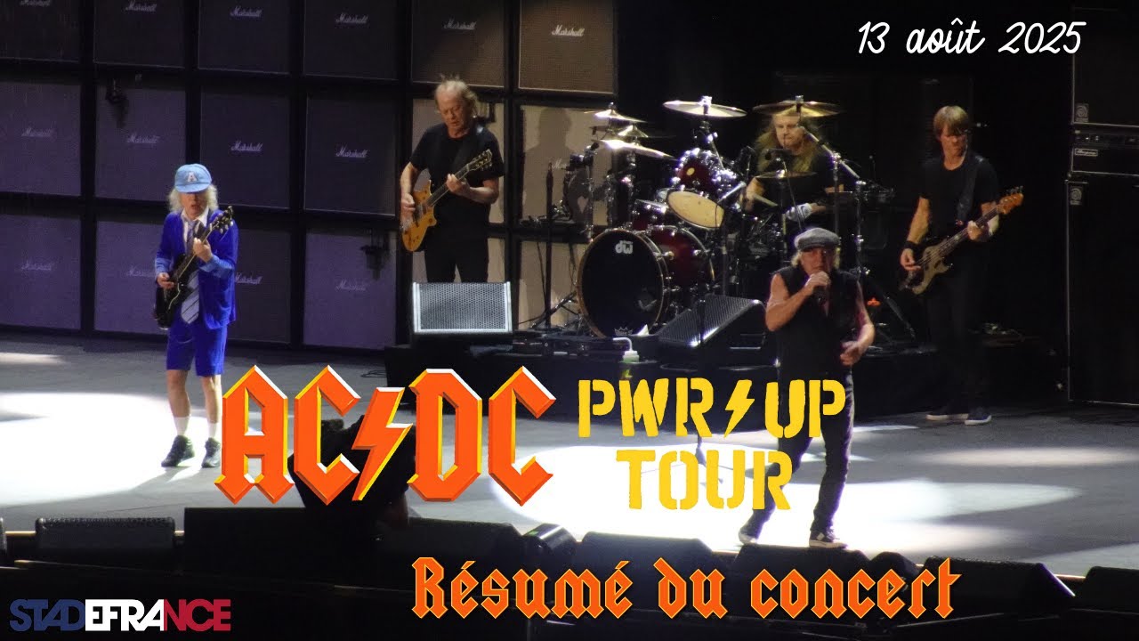 AC/DC - Résumé du concert (Stade de France - 2025 D#2)