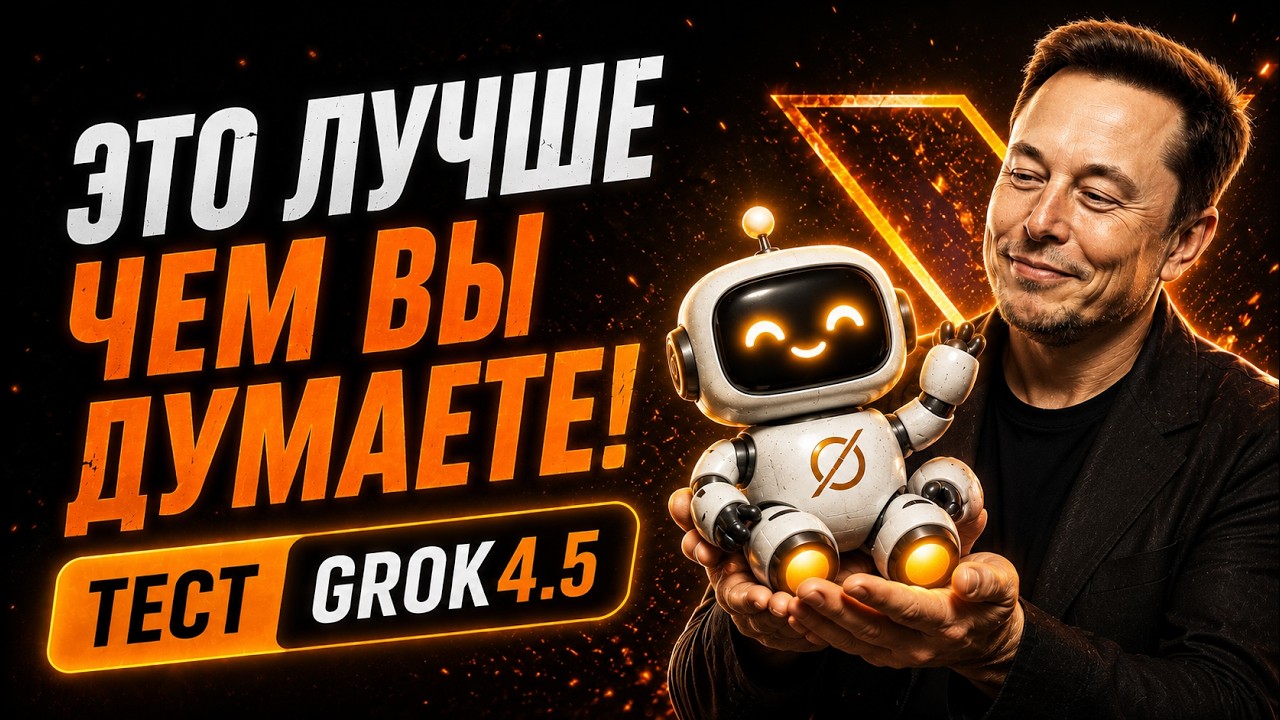 GROK 4.5- НЕОЖИДАННО ХОРОШО! ТЕСТ НОВОЙ МОДЕЛИ X.AI GROK 4.5