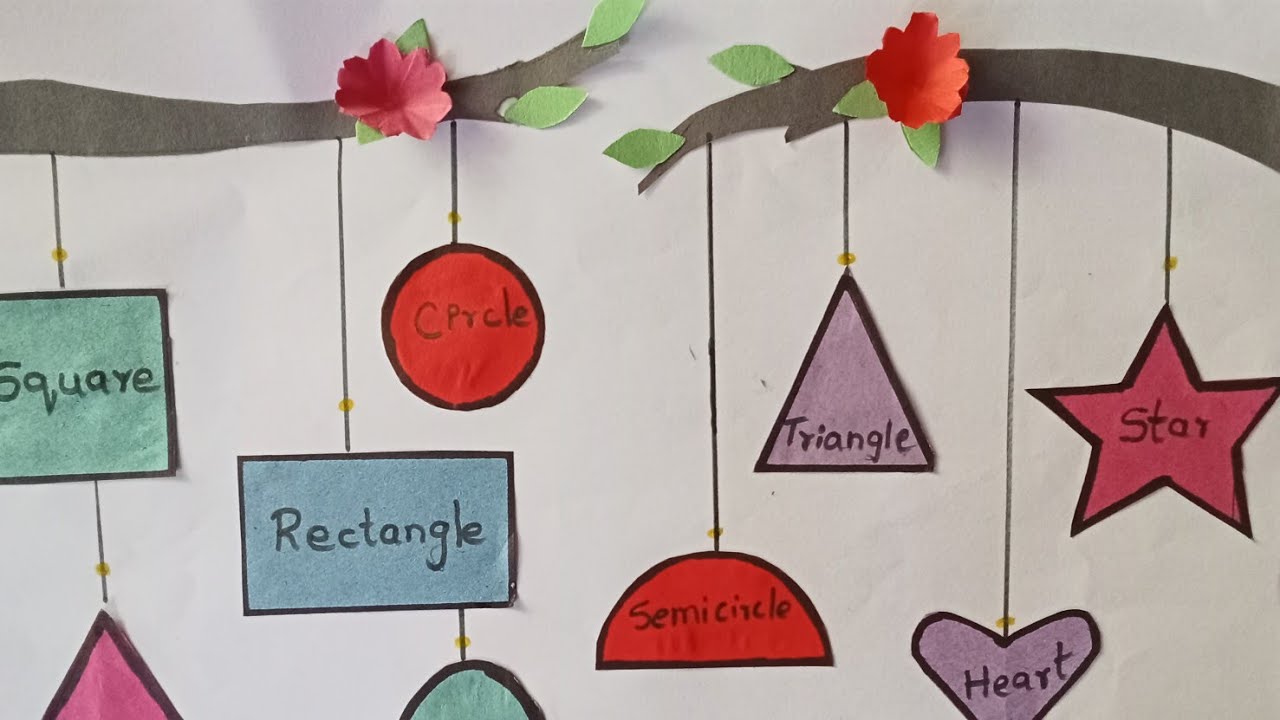 Maths Shapes Activity| Maths Shapes Project| Shapes Names|