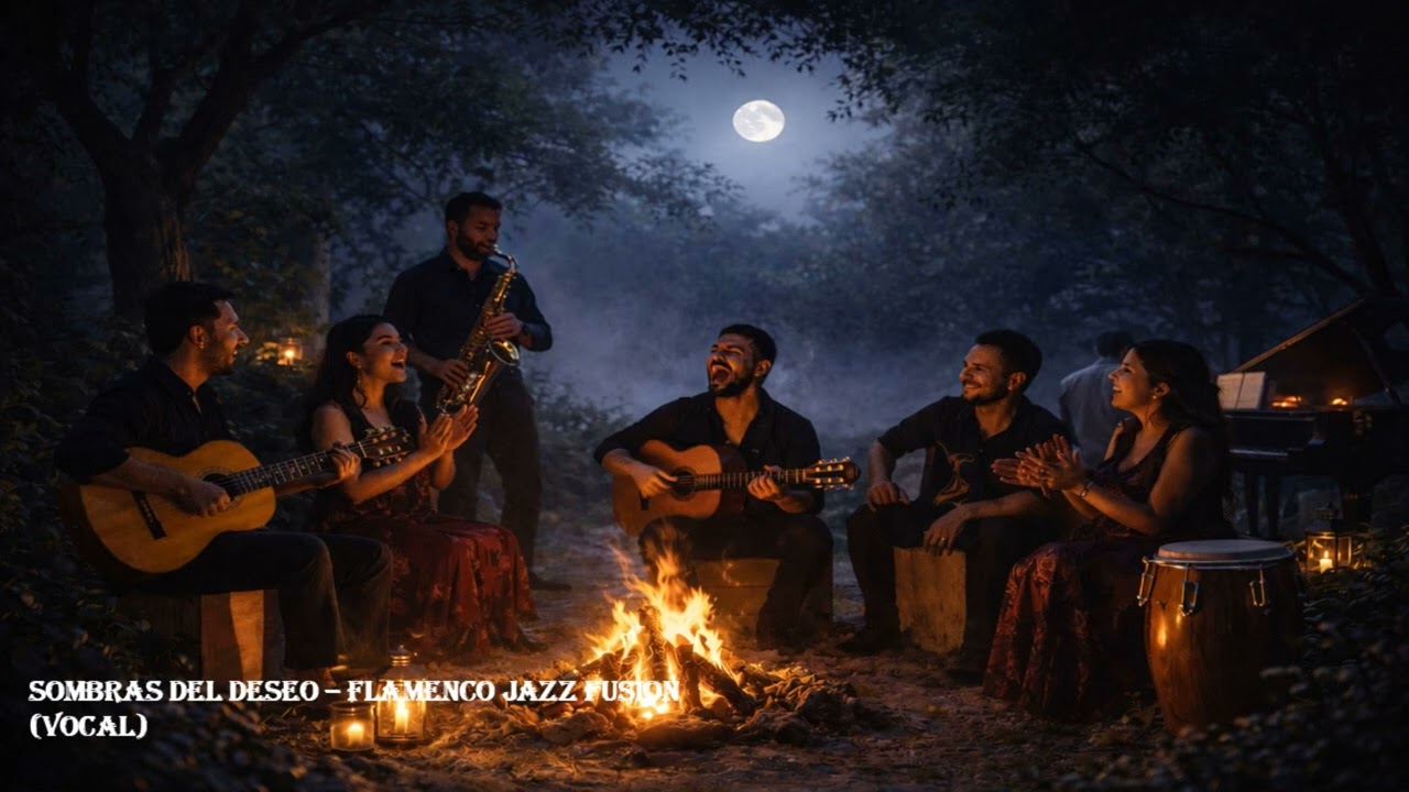 Sombras del Deseo – Flamenco Jazz Fusion Vocal (NEW Composition with lyrics)