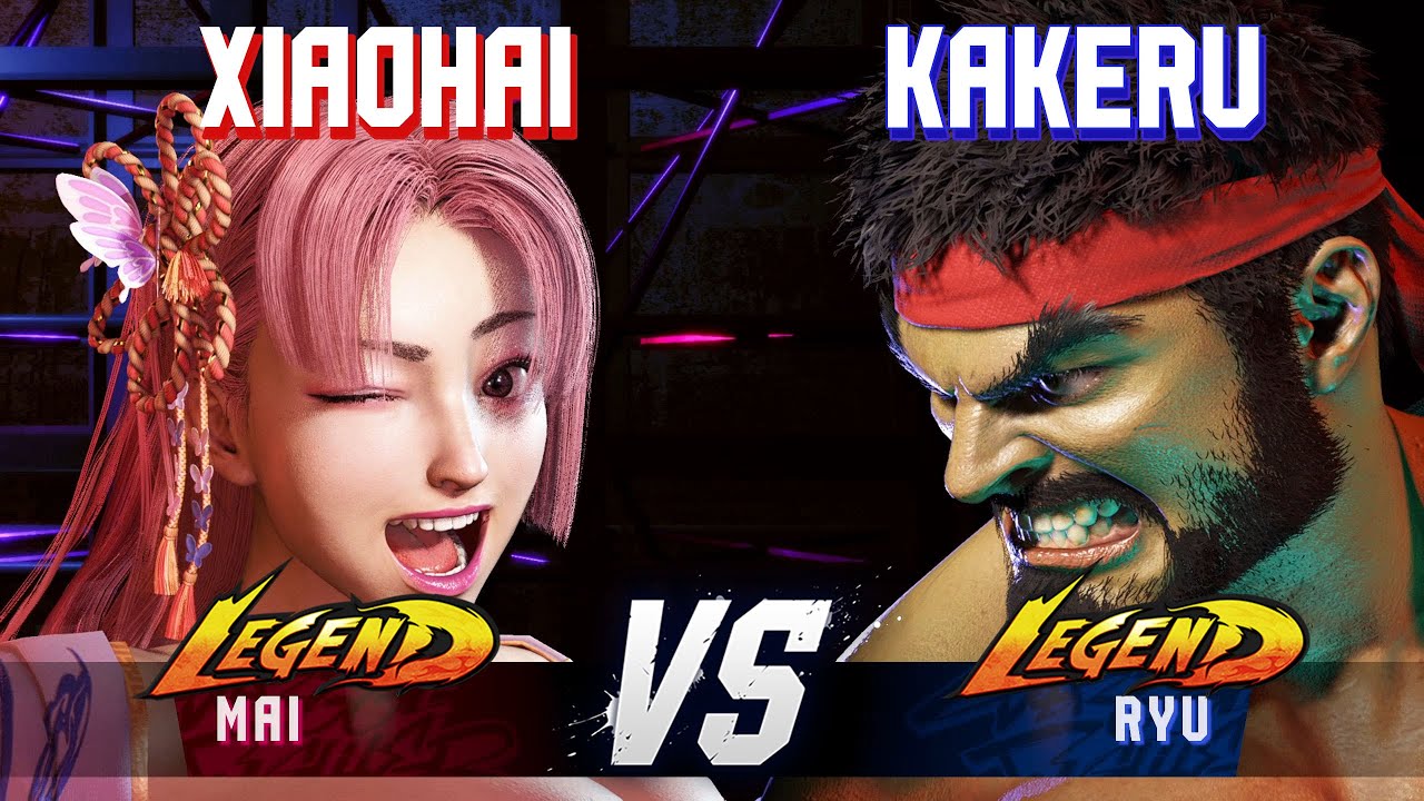 SF6 ▰ XIAOHAI (Mai) vs KAKERU (Ryu) ▰ High Level Gameplay
