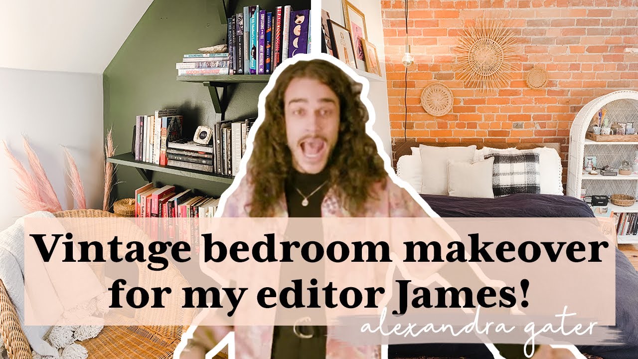 Vintage Cottagecore Rental Bedroom Makeover!