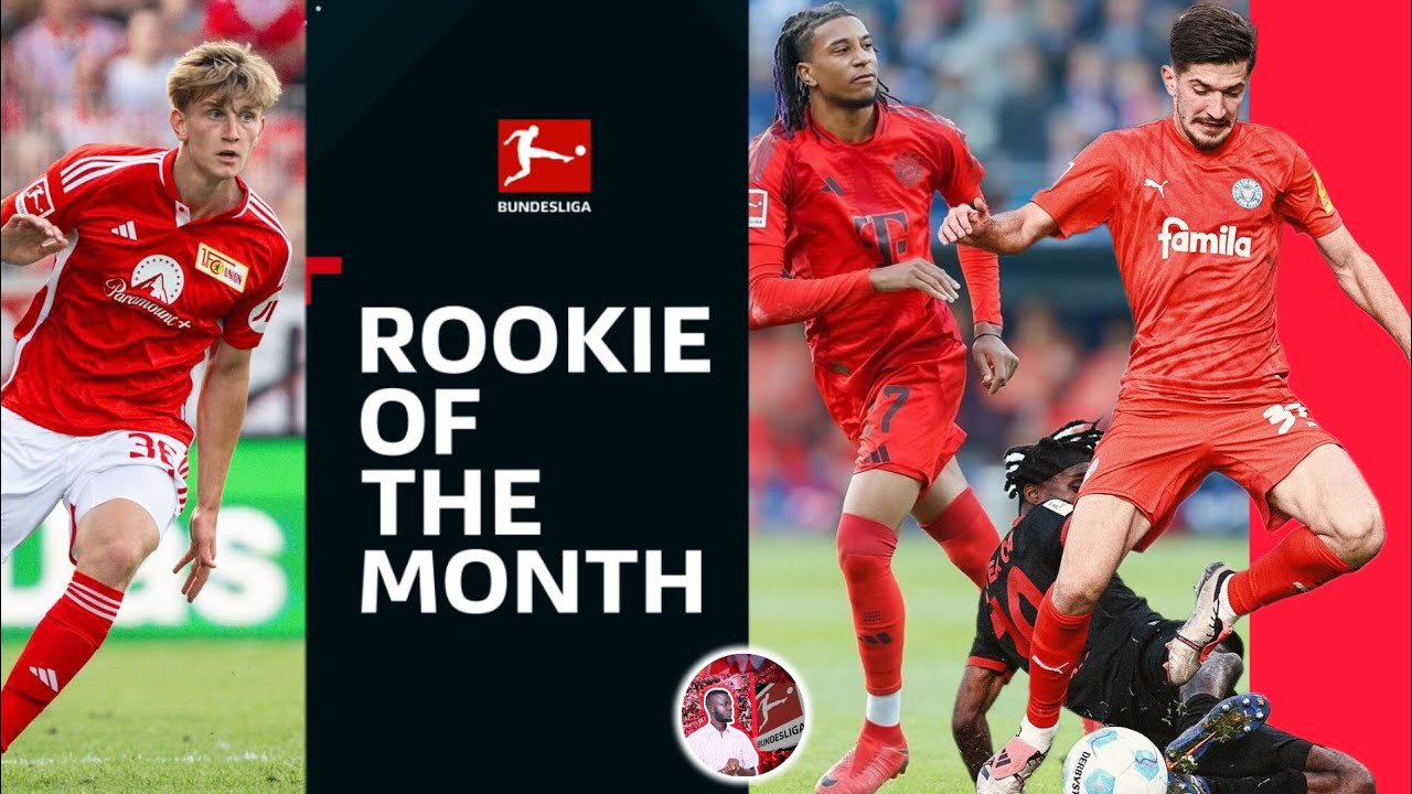 Bundesliga Rookie of the month October Olise Gigovic Kemlein