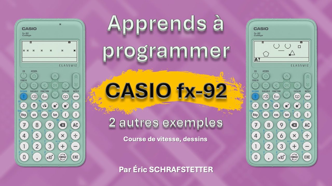 Programme ta CASIO fx-92 Collège - Partie 2