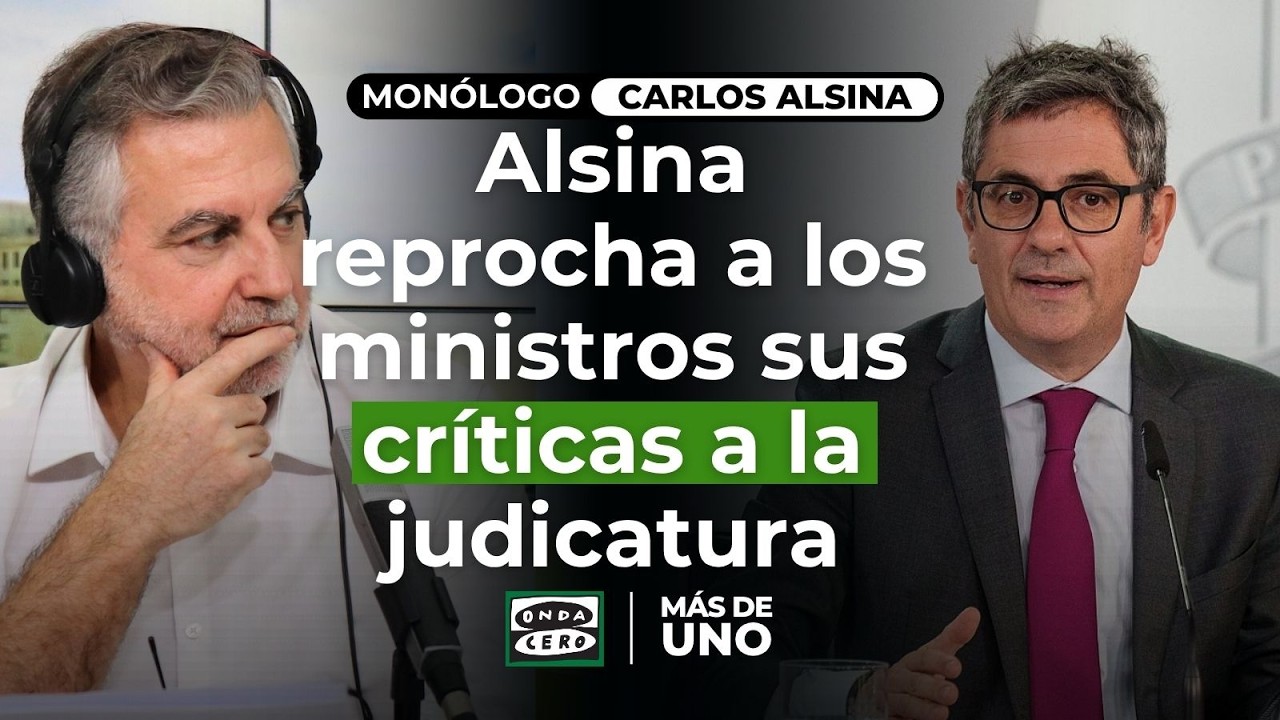Alsina se&ntilde;ala en su mon&oacute;logo las graves denuncias de Puente y Bola&ntilde;os: 