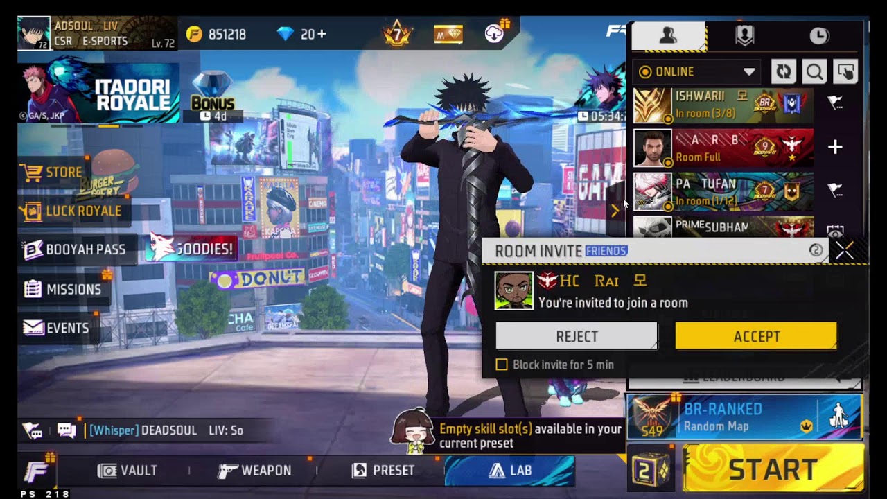 🔥❤ 1 vs 2 , LIVE GUILD TEST😈HARDEST GUILD TEST ✅#freefire #guildtest @nonstopgaming ‪@GyanGaming‬