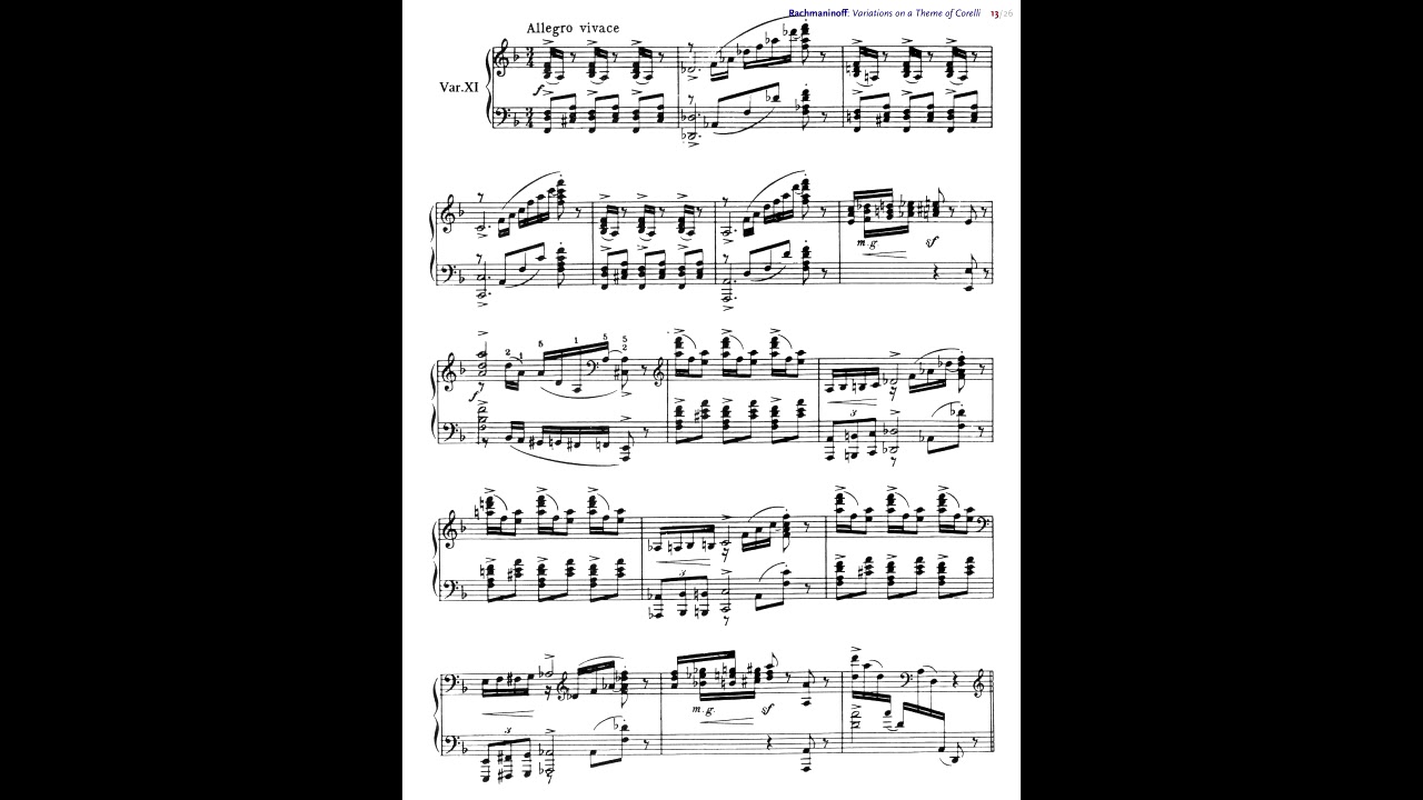 Rachmaninov | Variations on a Theme of Corelli Op.42 | Matej Stašík