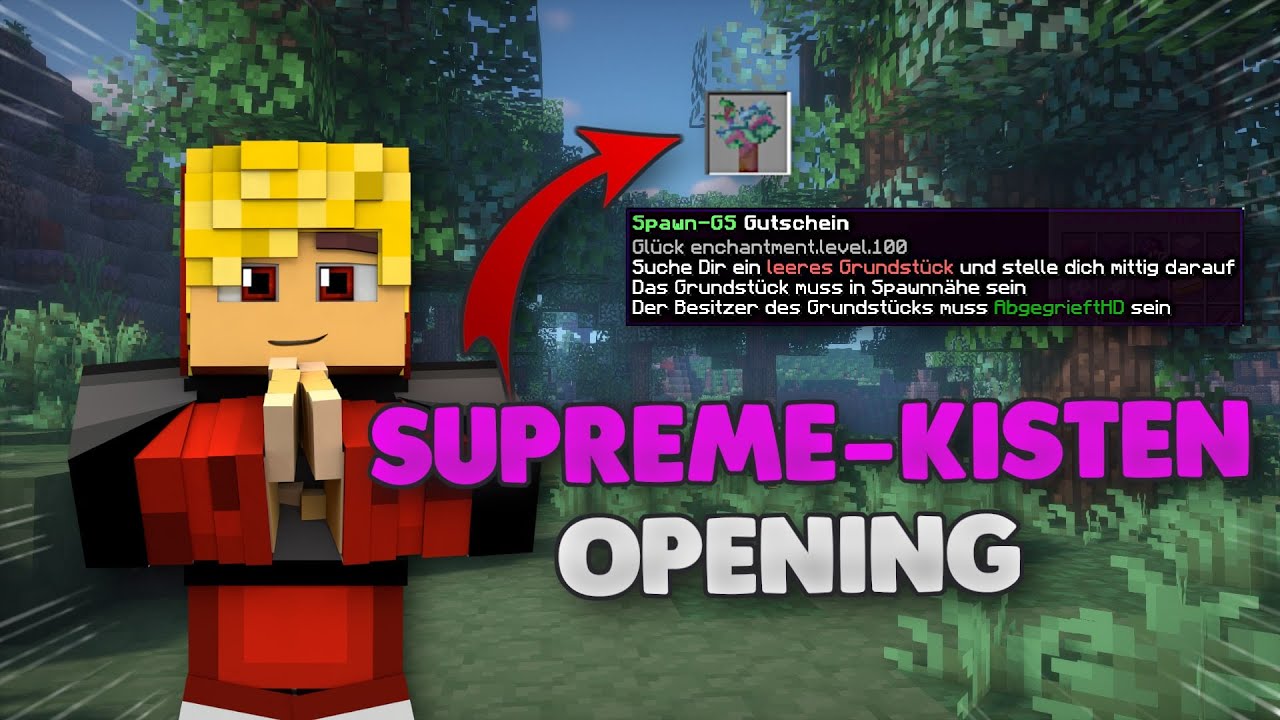 💸 SPAWN-GS GUTSCHEIN auf GrieferGames gezogen | Supreme Kisten Opening 💸