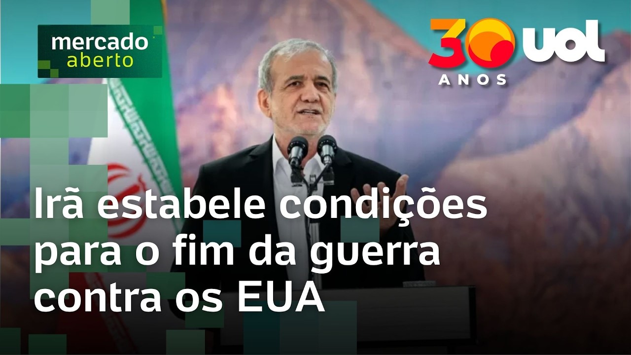 Irã estabelece três condições para o fim da guerra contra os EUA e Israel