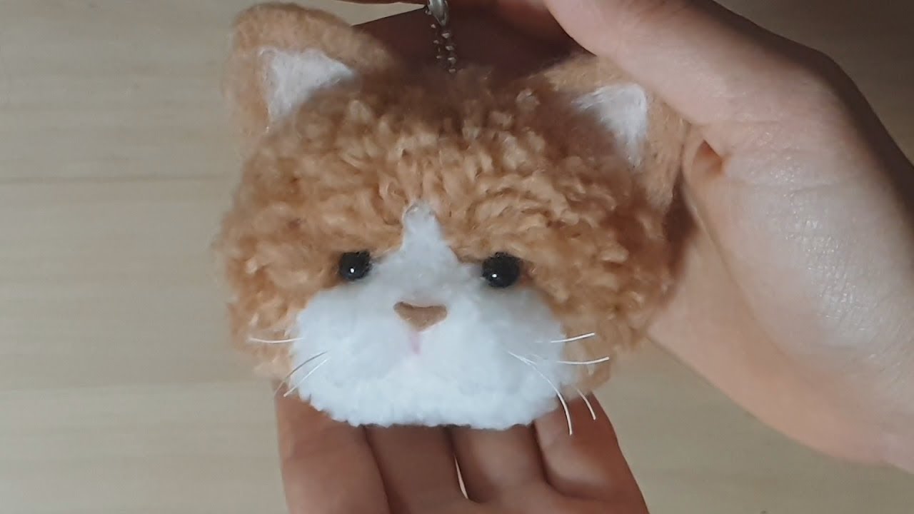고양이 폼폼인형 만들기 DIY- How to make a pompom cat