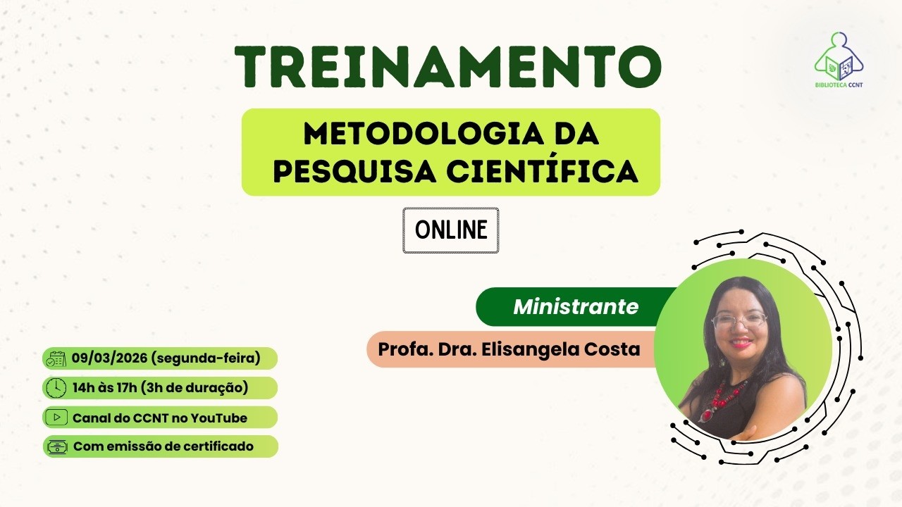 Treinamento Metodologia da Pesquisa Científica I Profa. Dra. Elisangela Costa