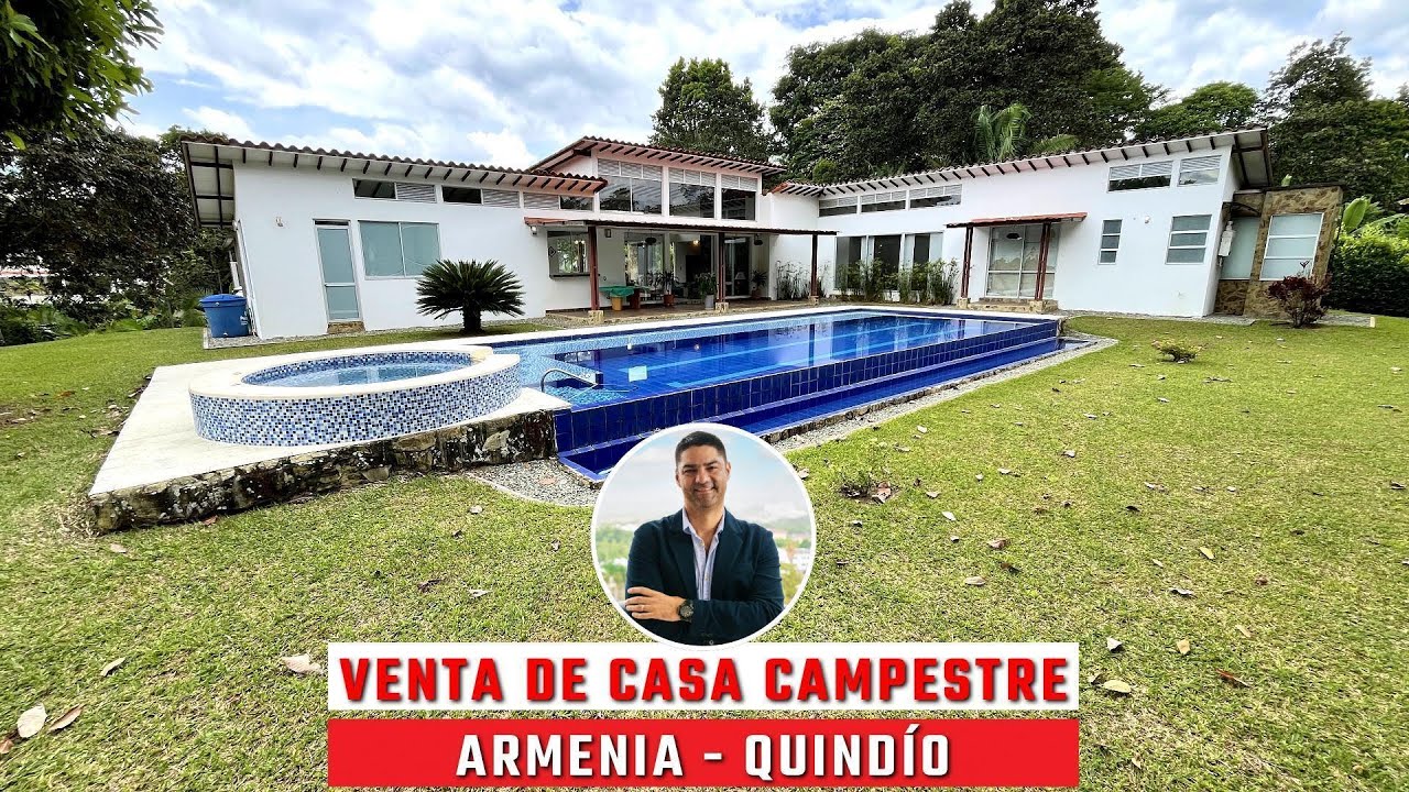 VENTA DE CASA CAMPESTRE EN ARMENIA, QUINDÍO, COLOMBIA