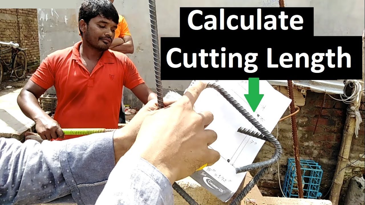 Cutting length of stirrups #Construction_site