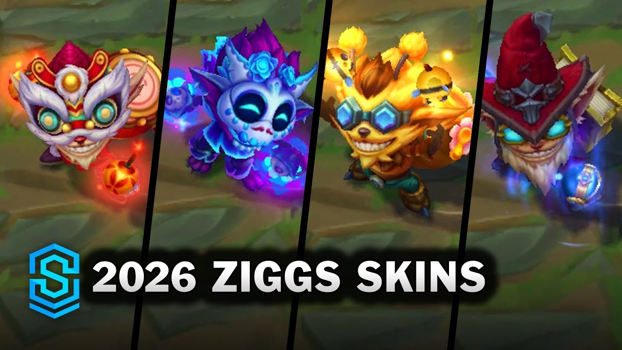 All Ziggs Skins 2026