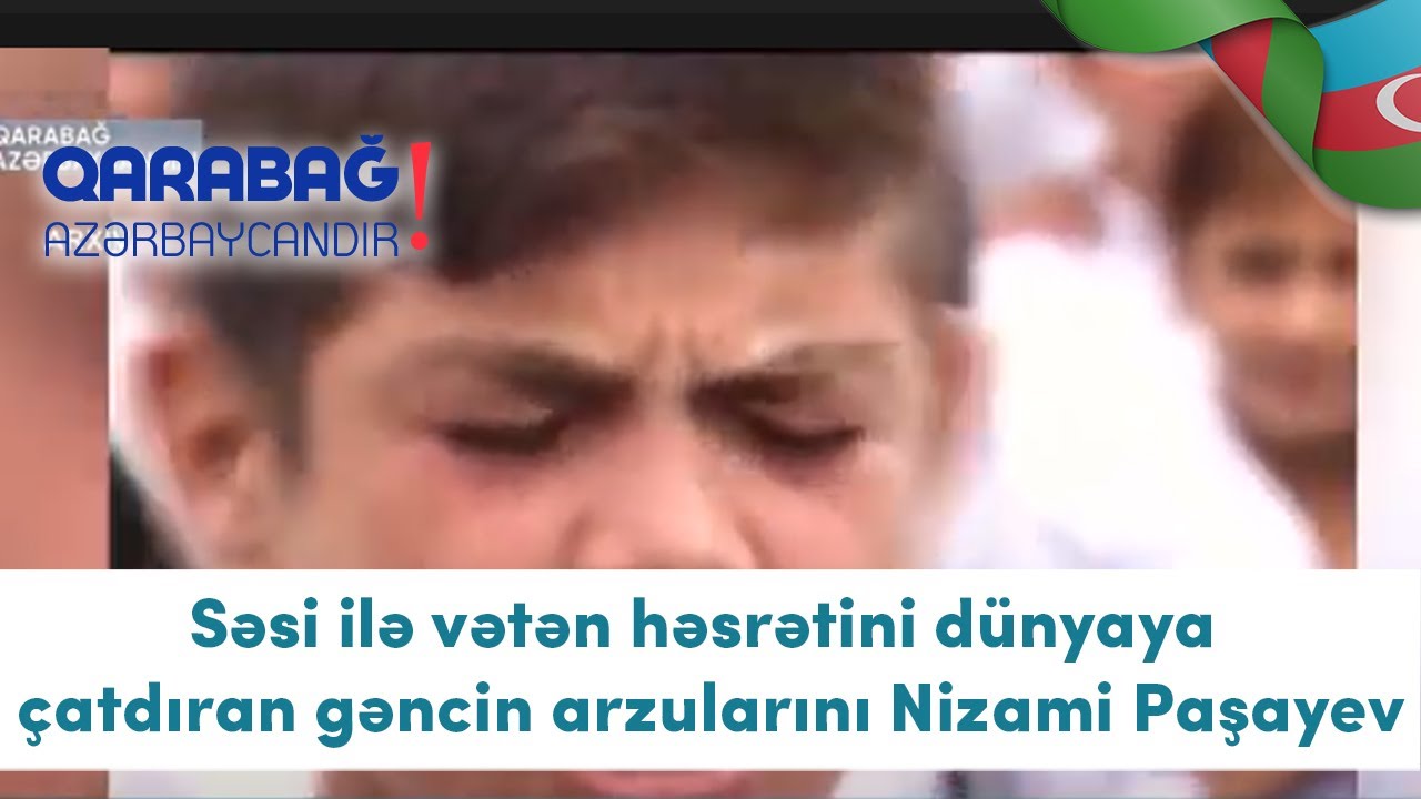 Səsi ilə vətən həsrətini dünyaya çatdıran gəncin arzularını Nizami Paşayev (30.11.2020)