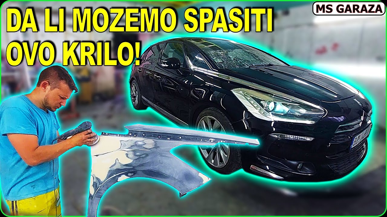 Citroen DS5 2013 | Farbanje i Popravka Krila i Haube