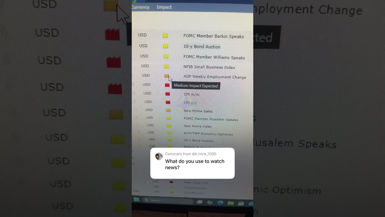 How I use forex factory to track economic news events 