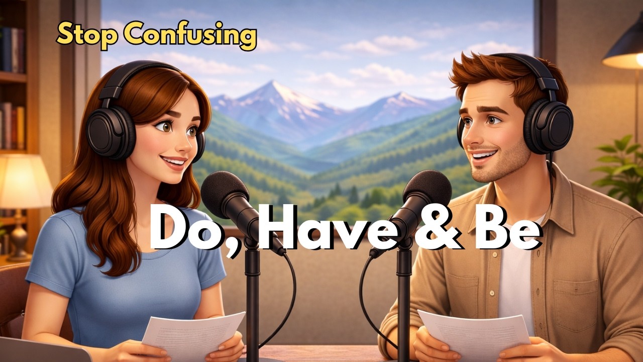 Master English Helping Vers Do Have Be | Easy English Speaking Practice A2-B1