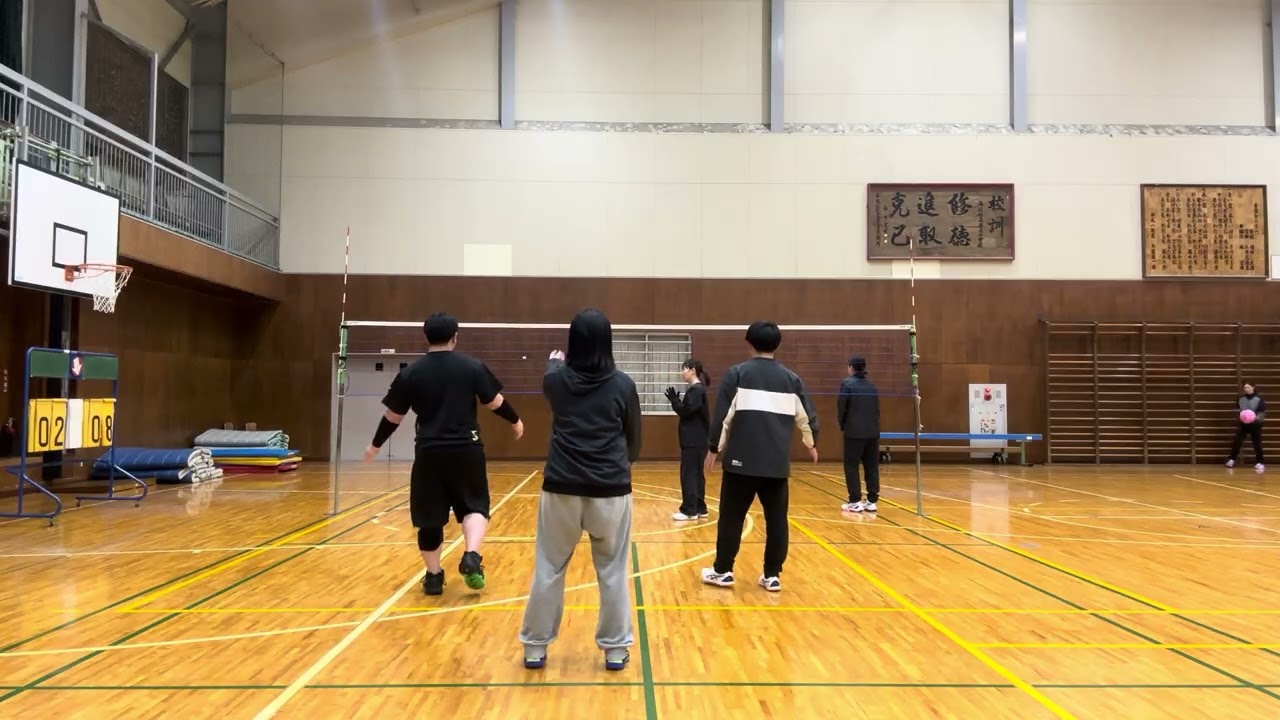 ソフトバレー　篠木練習会2
