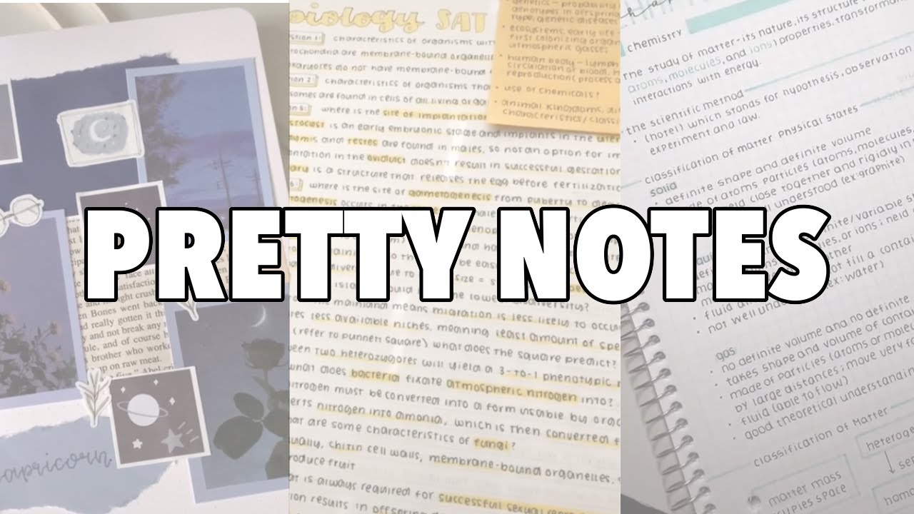 AESTHETIC NOTES TIKTOK COMPILATION || oceanvibes