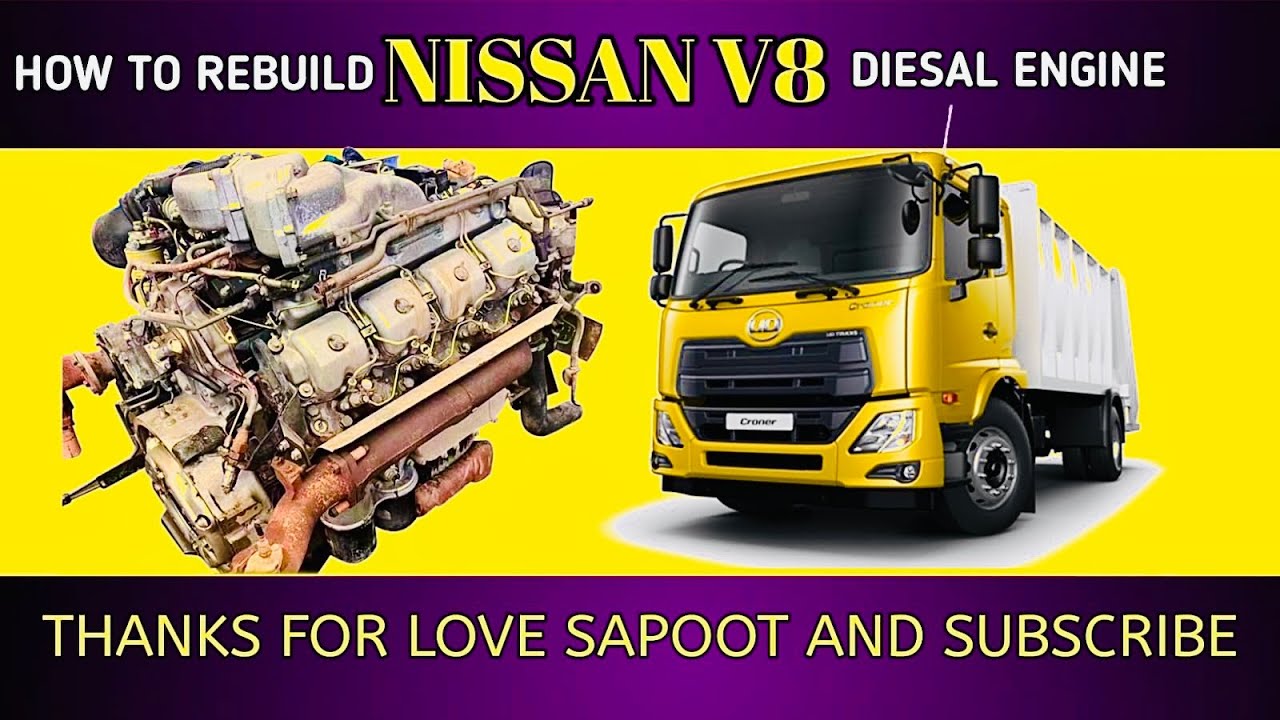 How to Rebuild an RF8 Diesel Engine: Full Tutorial👌👨‍🔧