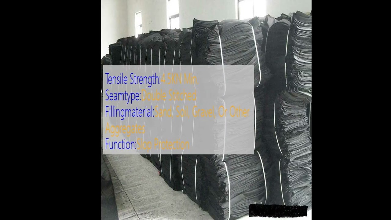Geotextile Geobag Soil Erosion Control Flood Defense