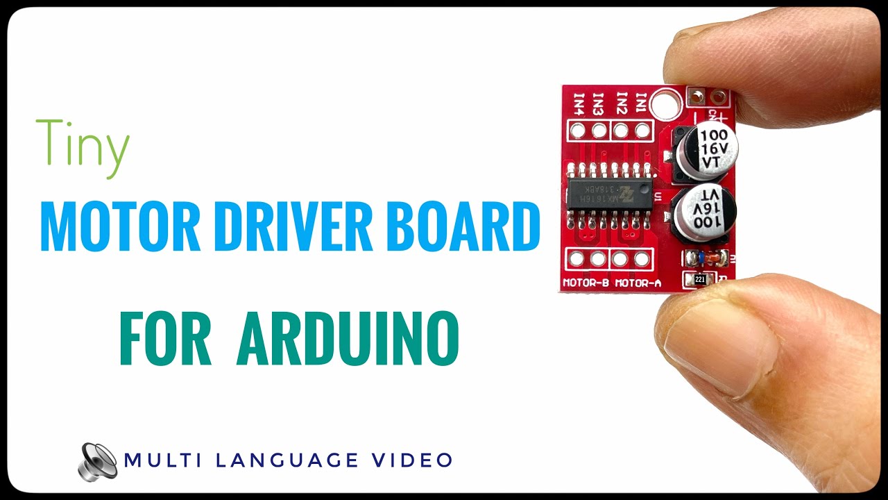 Tiny motor driver for Arduino | MX1508 motor driver details