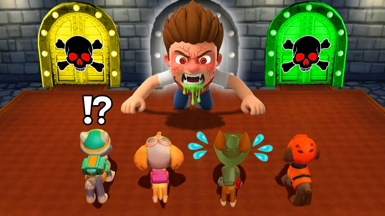 Mario Party 9 Minigames - Everest Vs Skye Vs Tracker Vs Zuma ( Paw Patrol)