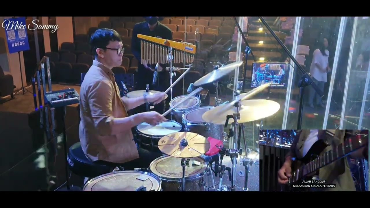 Allah Sanggup | Lagu Rohani | GBI Aruna | Mike Sammy (Drum Cam)
