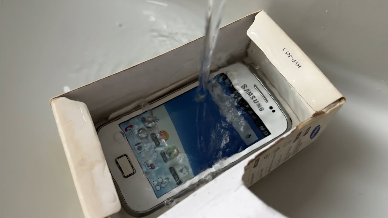 Samsung phone water test