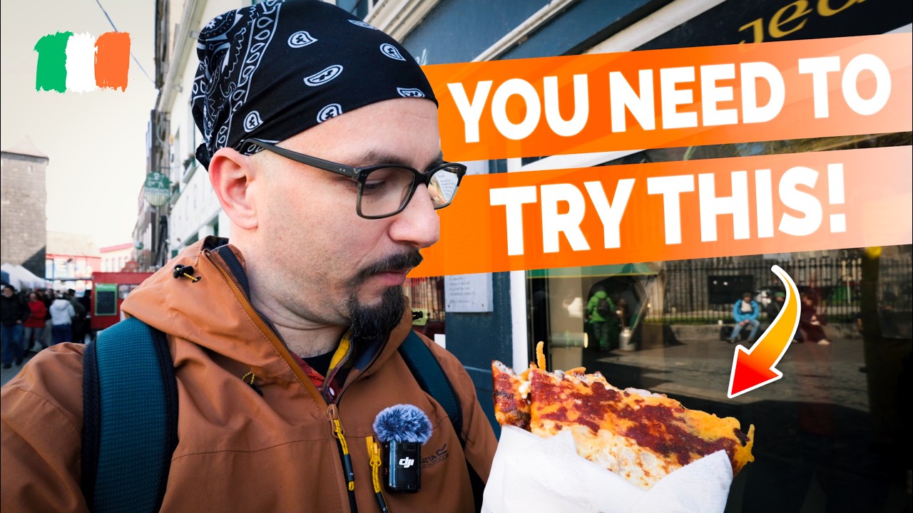 BEST STREET FOOD in GALWAY CITY | LIVING IN IRELAND VLOG 🇮🇪