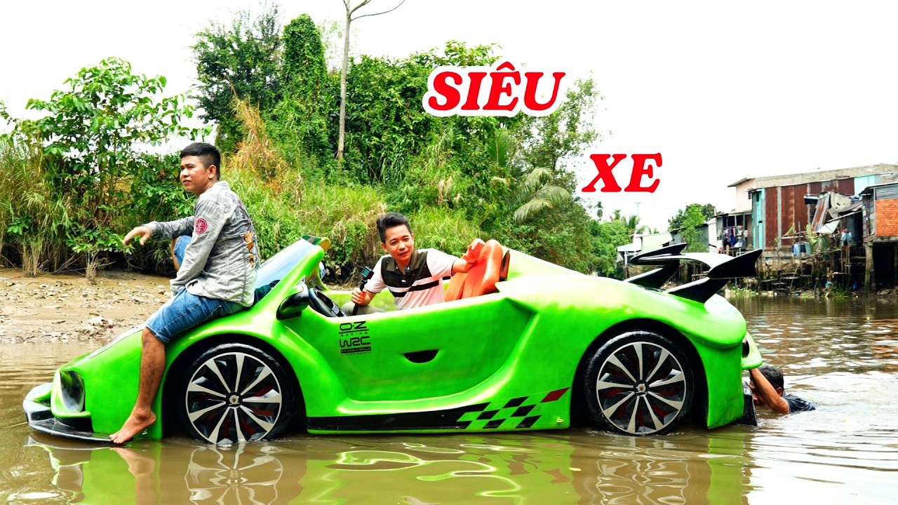 Đi xem siêu xe chạy trên mặt nước, bất ngờ gặp sự cố giữa sông - ĐỘC LẠ BÌNH DƯƠNG