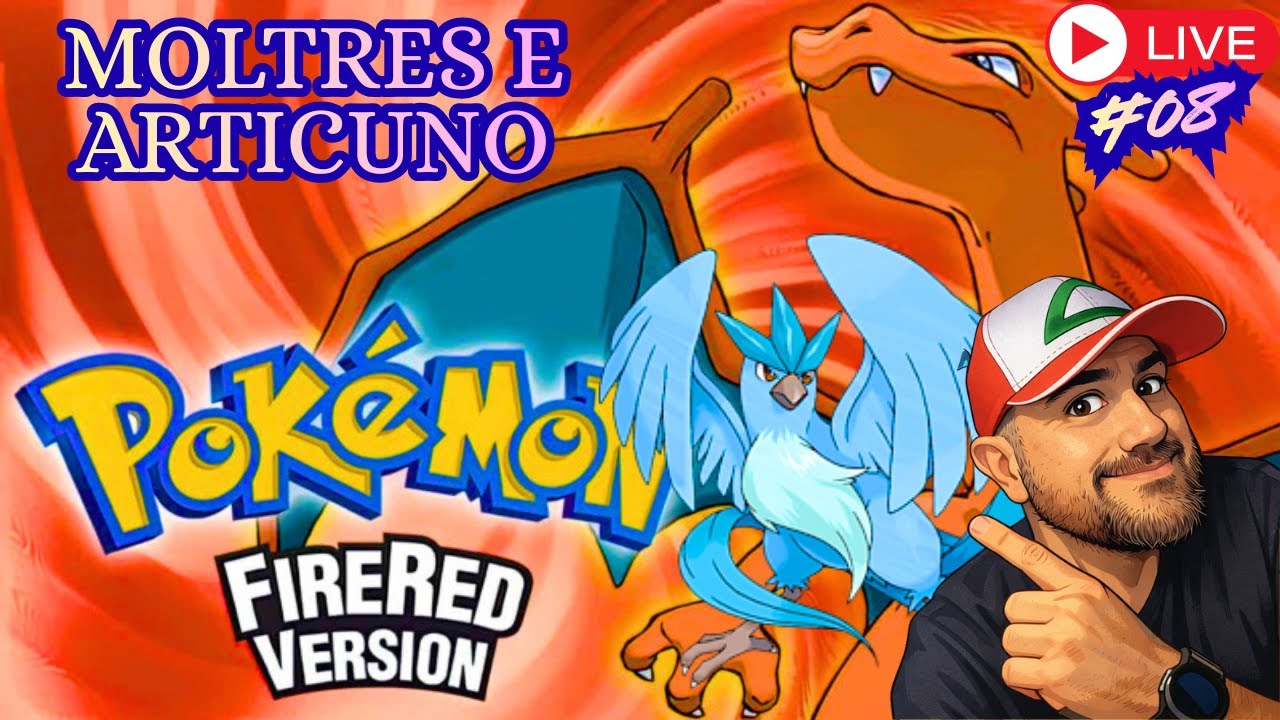 LIVE 08 - POKEMON FIRE RED - CAÇANDO OS LENDÁRIOS